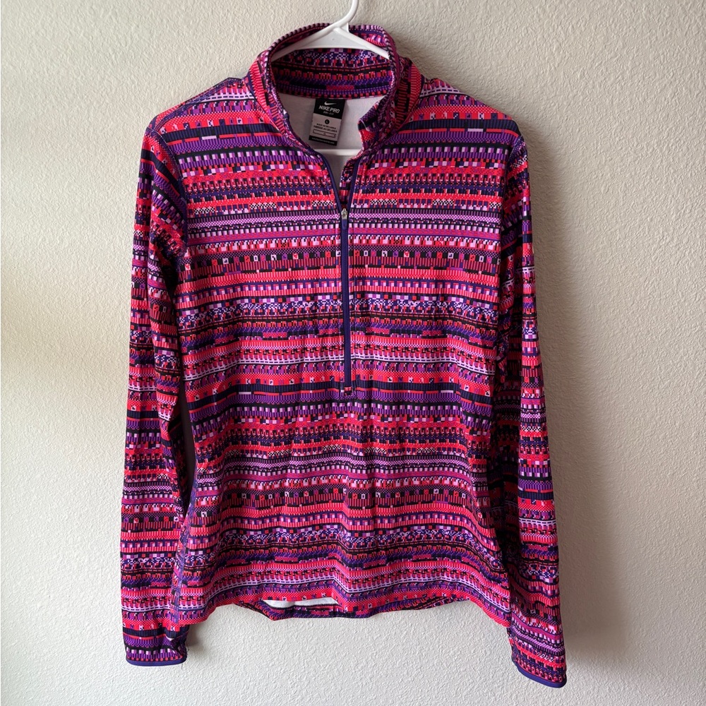 Nike Women's Multicolor Patterned Jacket - image 1